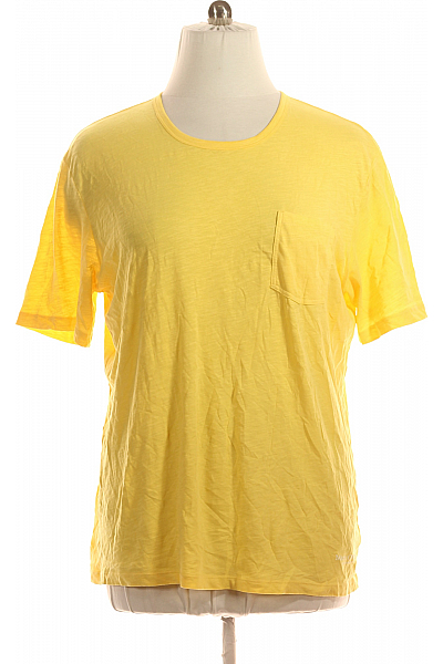 Jednoduché Pánské Tričko Žluté Marc O´Polo Second Hand Vel. XL