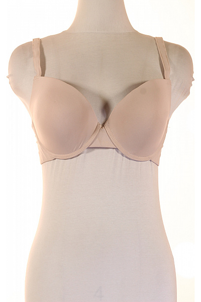 Dámské prádlo podprsenka hladká push up vycpaná béžová Vel. 85c | Unimoda | obrázek 2