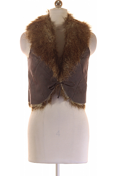 Kratká Dámská Vesta Šedá Vel. 36 Kratká Dámská Vesta Šedá Vel. 36