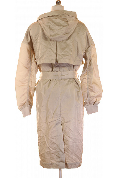 Nike Dámský béžový trenčkot s kapucí pásek sportovní moderní dlouhý Vel. XS | Nike | obrázek 2