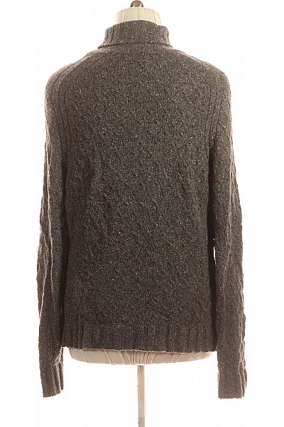 Hugo Boss Pánský Svetr Vlněný Šedý Second hand Vel. L