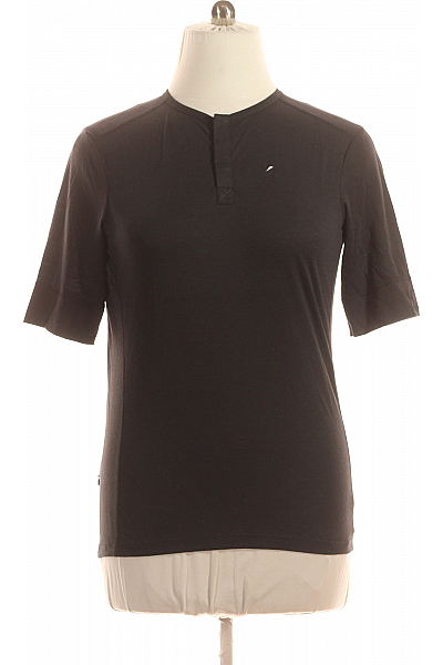 Jednoduché Pánské Tričko Vlněné Černé GORE Vel. L