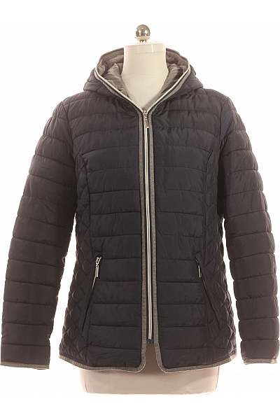 Prošívaná Dámská Bunda Modrá Canda Vel. 42