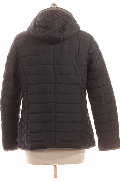 Prošívaná Dámská Bunda Modrá Canda Vel. 42