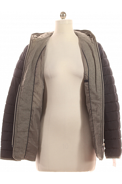 Prošívaná Dámská Bunda Modrá Canda Vel. 42