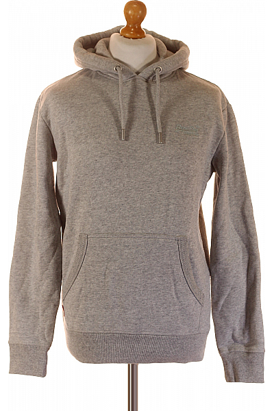 Pánská Mikina Bez Zapínání Šedá SUPERDRY Vel. S