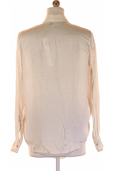 Van Laack Společenská  Halenka Hedvábná Bílá Vel. 36