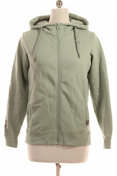 Dámská Mikina Na Zip Zelená Vel. M