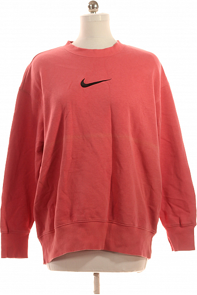Dámská Mikina Bez Zapínání Červená Nike Second hand Vel. M
