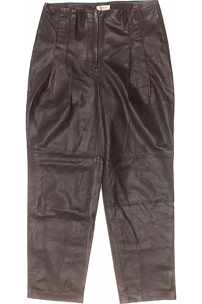 Dámské Kalhoty Kožené Černé Oasis Vel. 38