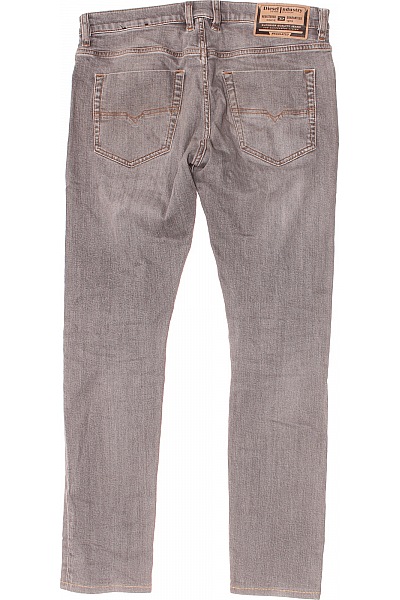 Pánské Rovné Džíny Šedé DIESEL Vel. W32