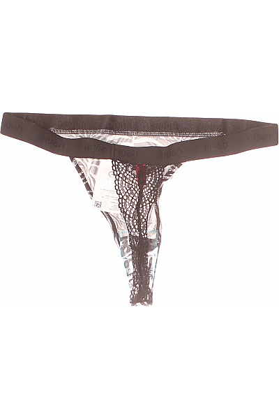 Hugo Boss Dámské Kalhotky Černobílé Vel. L