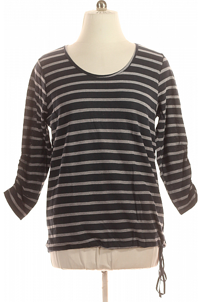 Dámské Tričko s Potiskem Modré Gina Benotti Second hand Vel. XL