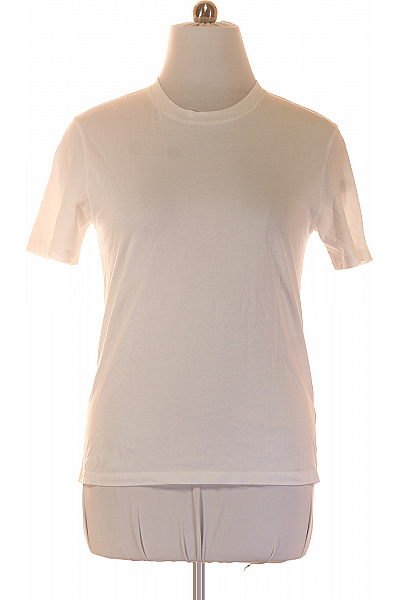 Maison Margiela Pánské Tričko S Krátkým Rukávem Basic Bílé Bavlněné Velikost M