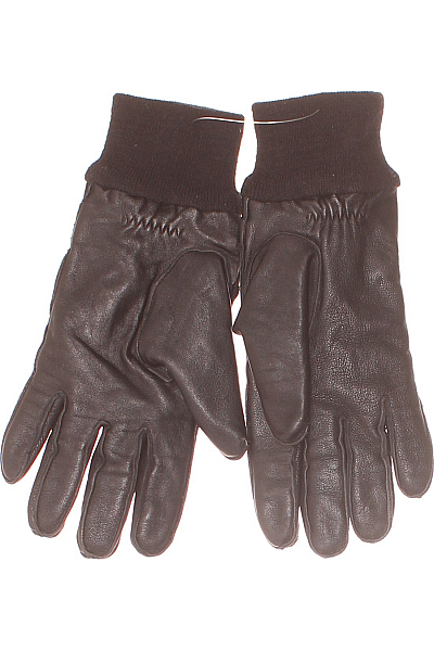  Rukavice Kožené Černé