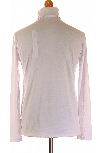 Jednoduché Pánské Tričko Bílé Second hand Vel. S