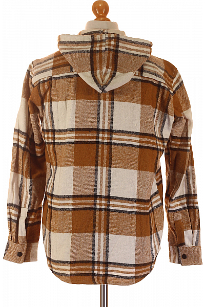 Pánský Kabát Hnědý Vel. S