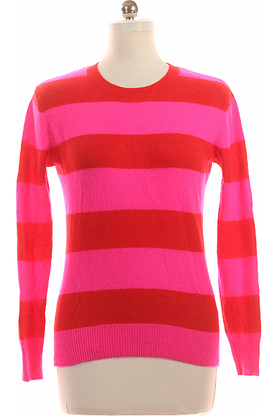 Dámský Pulovr Kašmírový Barevný Zwillingsherz Vel. M