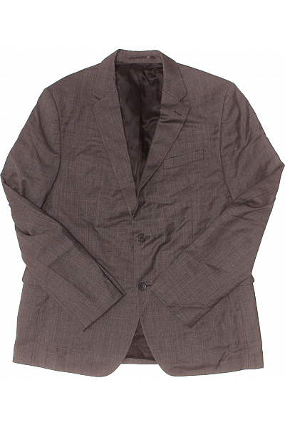Pánský Společenský Oblek Vlněný Šedý Vel. 56