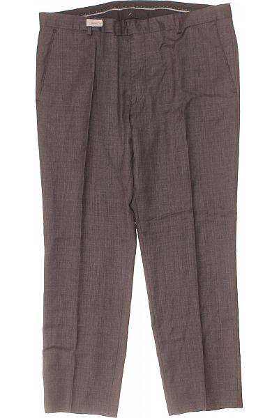 Pánský Společenský Oblek Vlněný Šedý Vel. 56