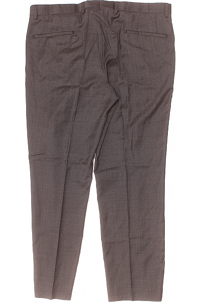 Pánský Společenský Oblek Vlněný Šedý Vel. 56