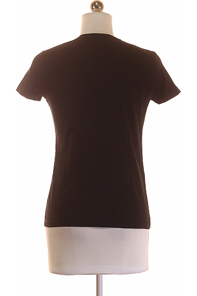 Dámské Tričko s Potiskem Černé MOSCHINO Vel. 34