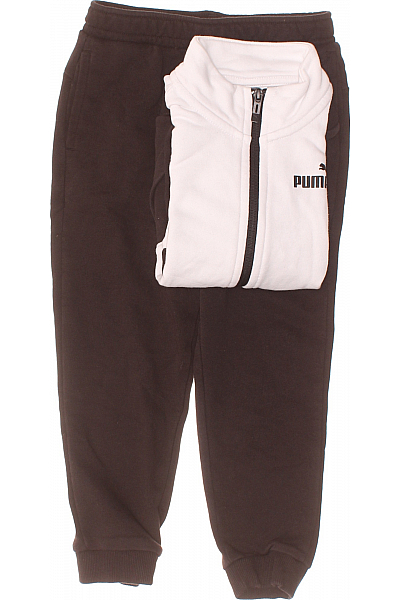 Puma Chlapecká Souprava Černobílá