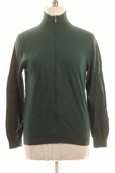 Pánský Cardigan Vlněný Zelený Vel. XL