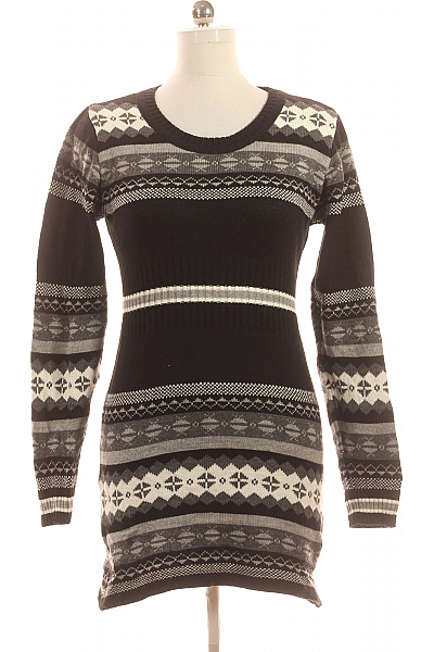 Šaty Černobílé Vel. 38