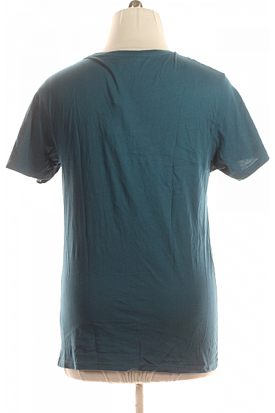 Jednoduché Pánské Tričko Modré Vel. XL