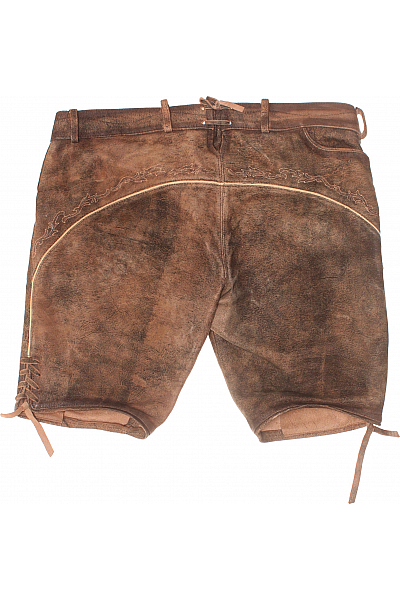 Spieth&Wensky Pánské Kraťasy Kožené Hnědé Vel. 54