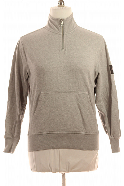 Calvin Klein Pánská Mikina Šedá Vel. L