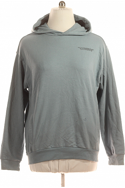 Pánská Mikina Modrá Second Hand Vel. L