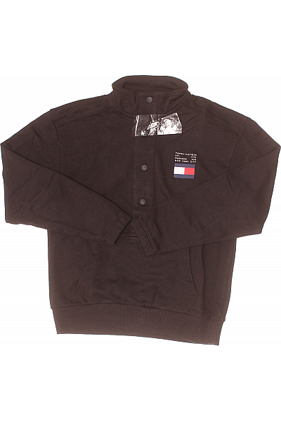 TOMMY HILFIGER Chlapecká Mikina Černá Second Hand