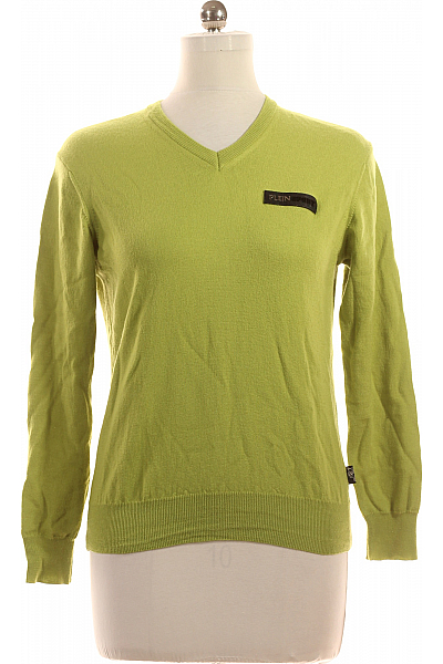 PLEIN SPORT Dámský Pulovr Vlněný Zelený Vel. M