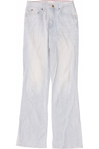 Bootcut Dámské Džíny Modré TOMMY HILFIGER Second Hand Vel. 26/30