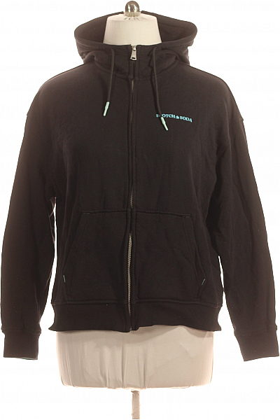 Pánská Mikina Na Zip Černá Scotch & Soda Vel. XL