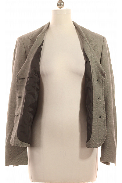 TAIFUN Společenské Dámské Sako Šedé Vel. 42