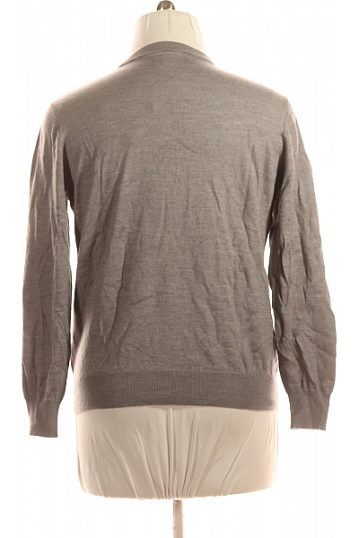 VERSACE Pánský Svetr Vlněný Šedý