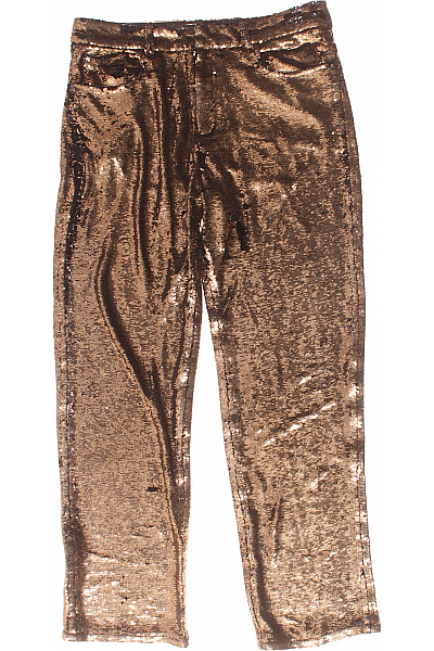 IRO Dámské Kalhoty Rovné Hnědé Vel. 40