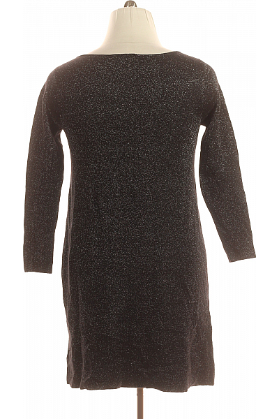 Tričkové  Šaty Černé HALLHUBER Vel. L