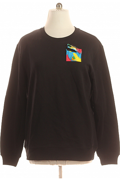 MOSCHINO Pánská Mikina Černá Vel. 54