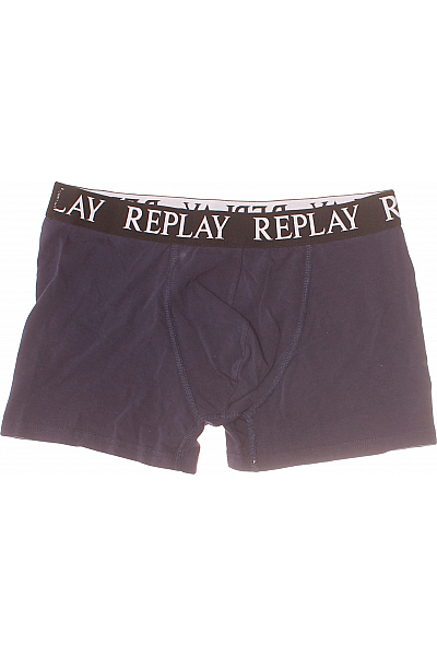 REPLAY Pánské Spodní Prádlo Modré Vel. L