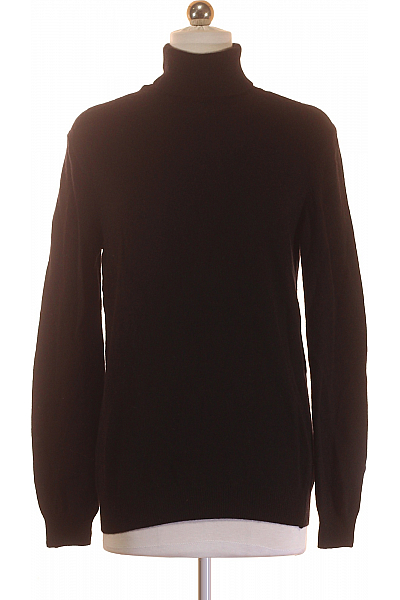 Dámský Svetr Vlněný Černý Second Hand Vel. S