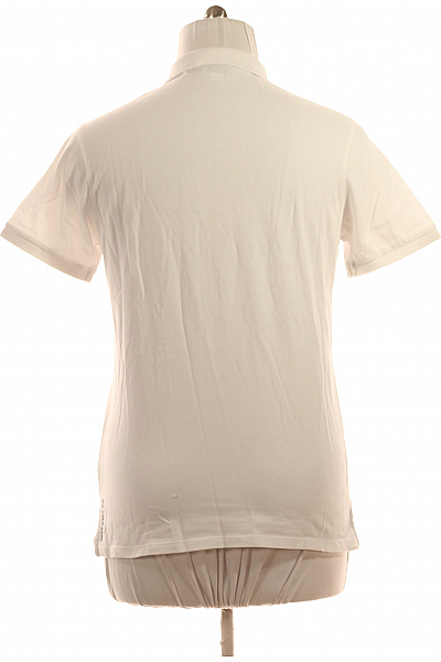 U.S.POLO ASSN. Pánské Tričko s Límečkem Bílé Vel. XL