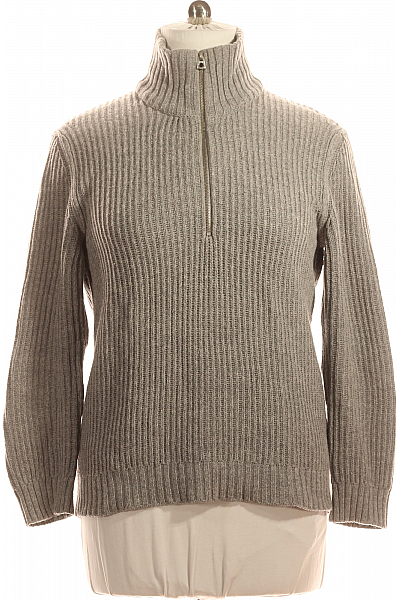 BETTER RICH Pánský Rolák Vlněný Šedý Vel. M