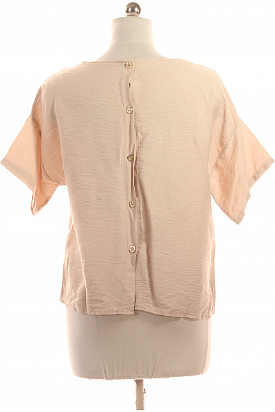 Jednoduché Dámské Tričko Béžové