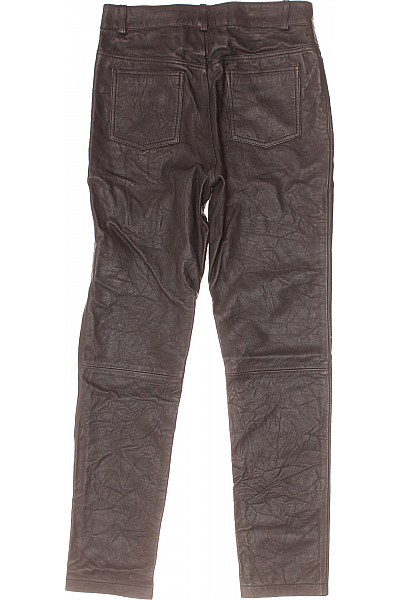 CIGNO NERO Pánské Kalhoty Kožené Černé Vel. 36