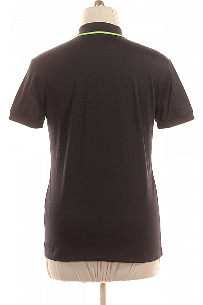 Hugo Boss Pánské Tričko Modré Second hand Vel. M