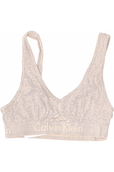 Dámské Prádlo Sportovní Podprsenka Šedá Calvin Klein Vel. S